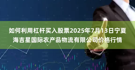 如何利用杠杆买入股票2025年7月13日宁夏海吉星国际农产品物流有限公司价格行情