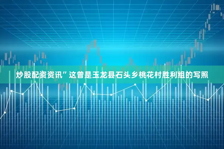 炒股配资资讯”这曾是玉龙县石头乡桃花村胜利组的写照